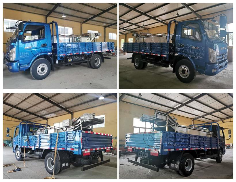 鏈板式噴淋氣泡清洗機(jī)發(fā)貨