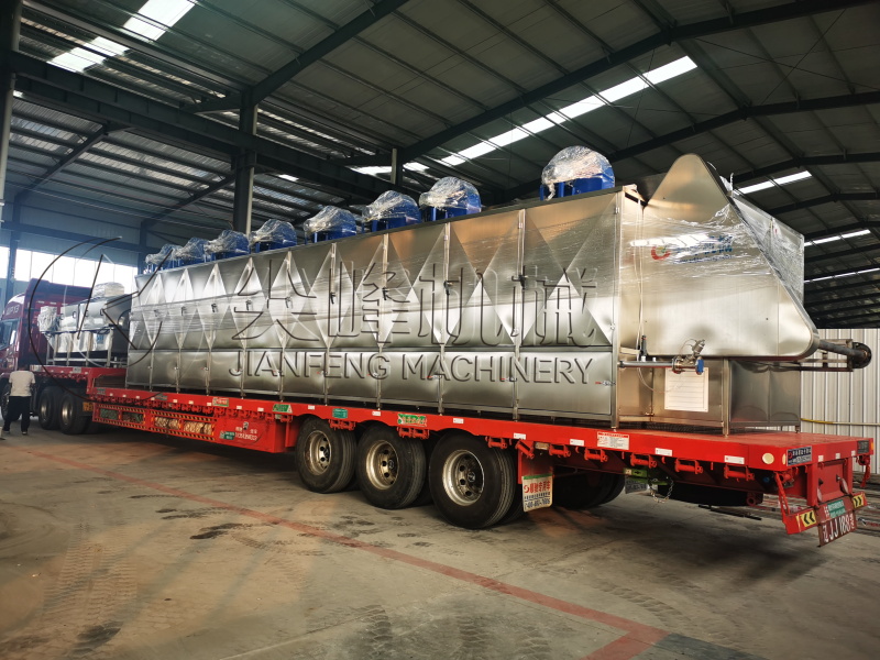 四川自強中藥材清洗烘干設(shè)備成功交付